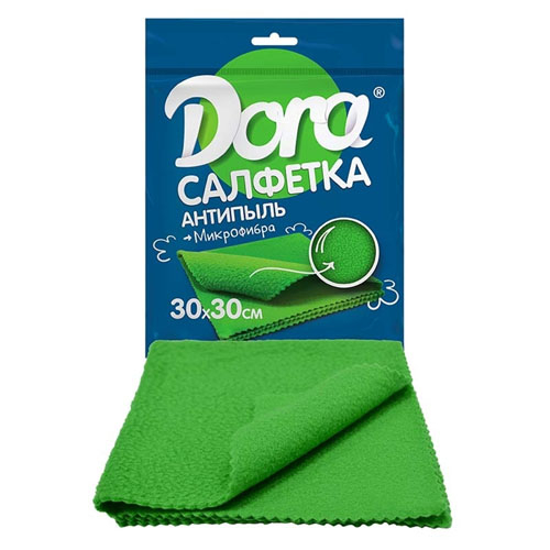 Салфетка 30*30 Антипыль м/ф DORA