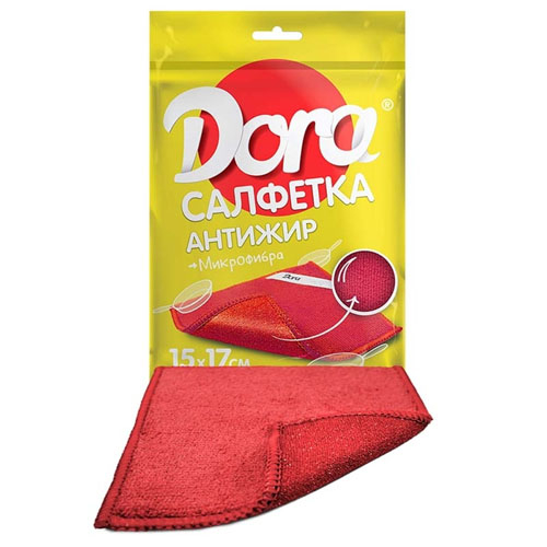 Салфетка 17*15 Антижир м/ф DORA