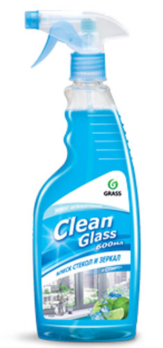 Средство для мытья стекол и зеркал 600мл Clean Glass