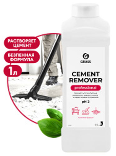 Средство кислотное от загр после ремонта 1л Cement Remove                                                                                                                                                                                                 