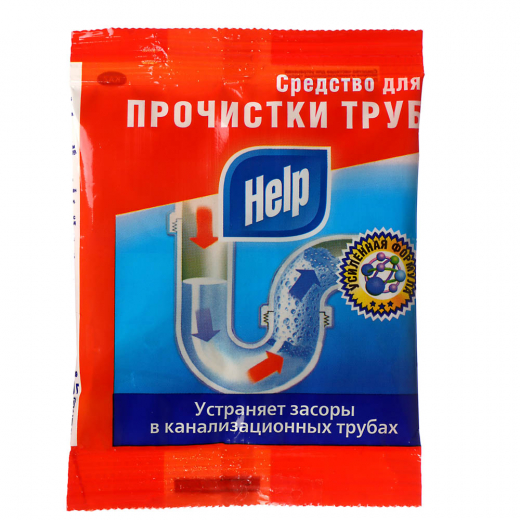 Средство для очистки канализ труб 90гр саше HELP