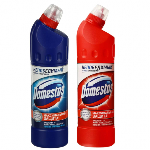 Средство чистящее 680мл DOMESTOS фруктовая свежесть, кристальная чистота