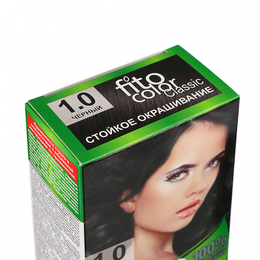 Краска для волос FITO COLOR Classic 115мл тон 1.0 черный