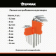 Набор ключей TORX-профиль 9пр. (75х3мм-170х9мм)